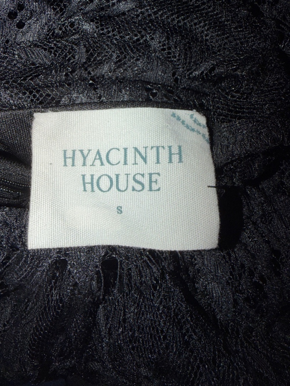 Black Lace Agatha Midi Dress Hyacinth House Tuckernuck size SM SOLD OUT ONLINE - Picture 15 of 16